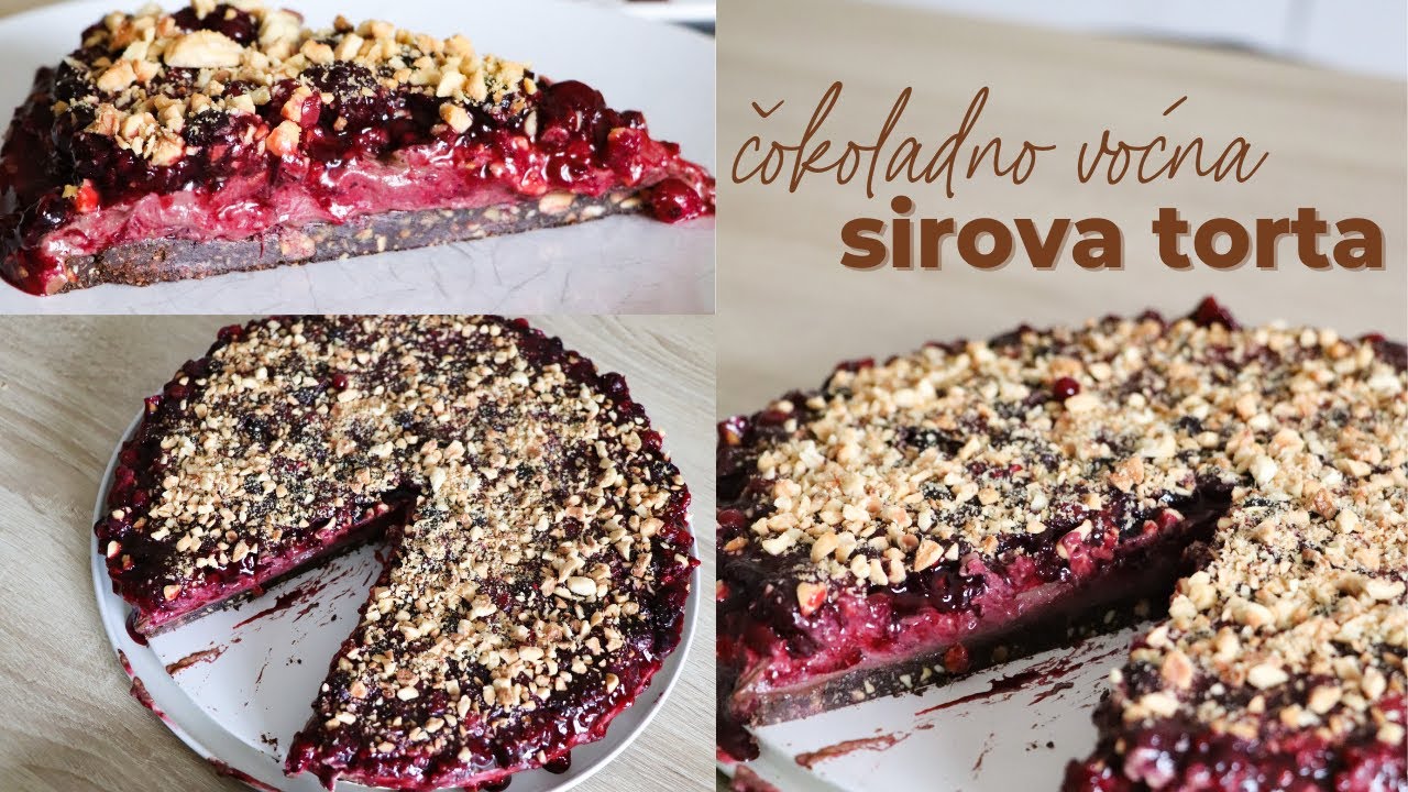 SIROVA ČOKOLADNO VOĆNA TORTA | svi su tražili komad više | gotova za 20ak minuta