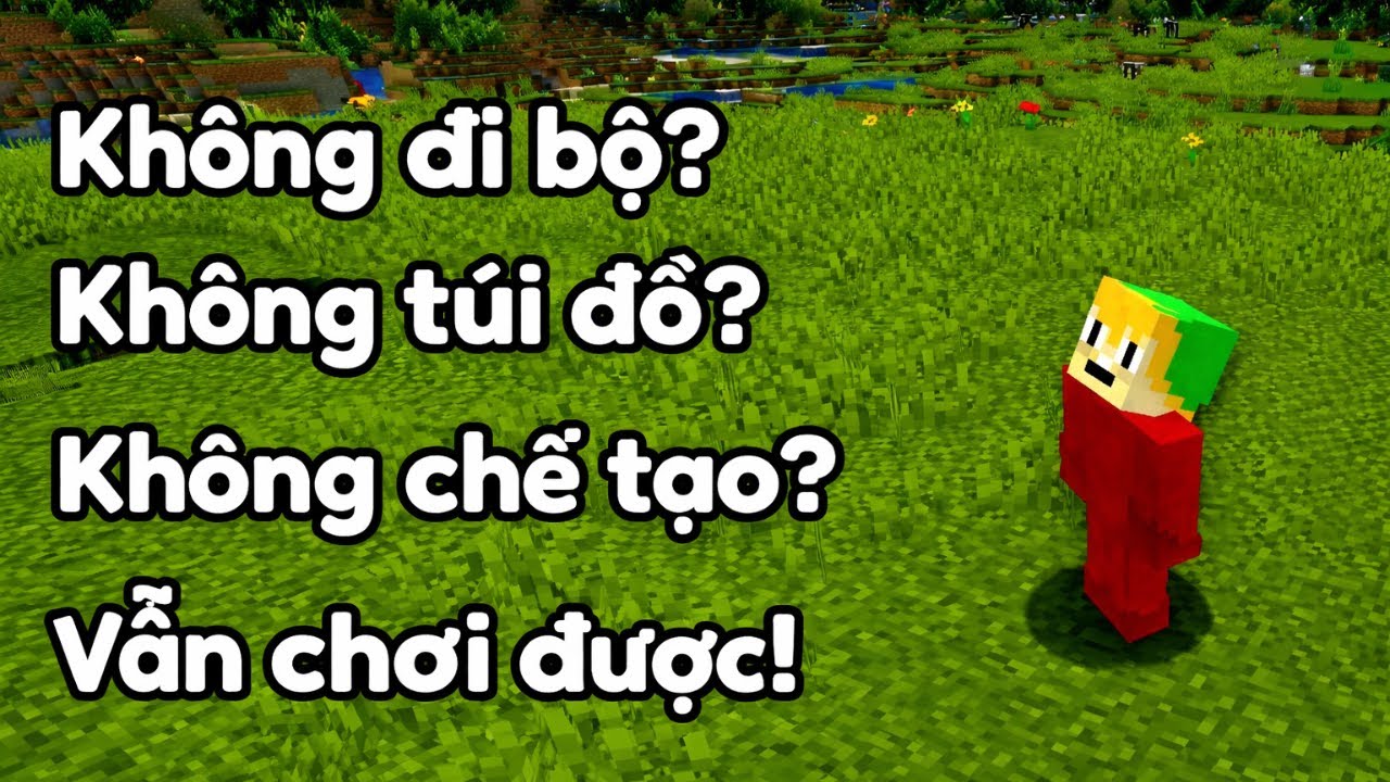 Phá Đảo Minecraft Mà Không Dùng Bàn Phím!