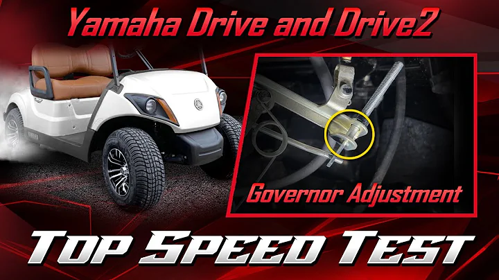 Yamaha Drive 2 QuieTech Golf Cart - Top Speed Test