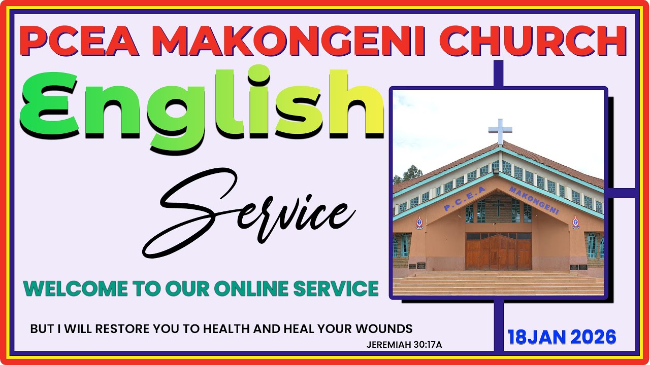 ENGLISH SERVICE | 18 JANUARY 2026