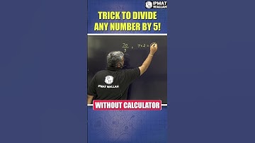 Easy Division Trick | Calculation Trick #shorts #ipmat2024