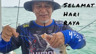 Singapore boat fishing | raya trip 24 april 2024