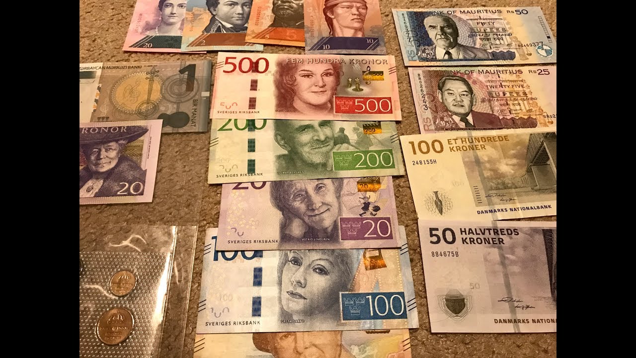 ASMR: I Show You Some of My New Foreign Banknotes
