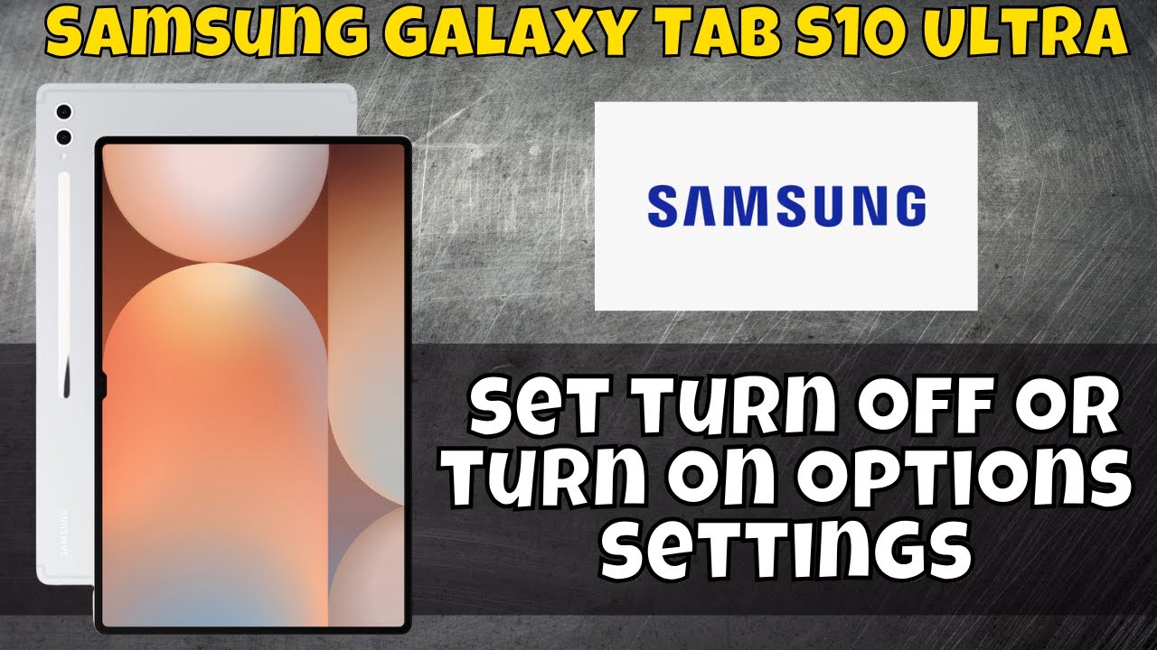 Samsung Galaxy Tab S10 Ultra NFC Enable Disable || How to set turn off ...