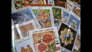 Запасы для вышивки бисером, заготовки и наборы.