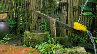 🏡 ASMR water Powered Pounder Corn Mill |  Real Water Sounds LIVE EP 131 | Relaxing 11.08.2026