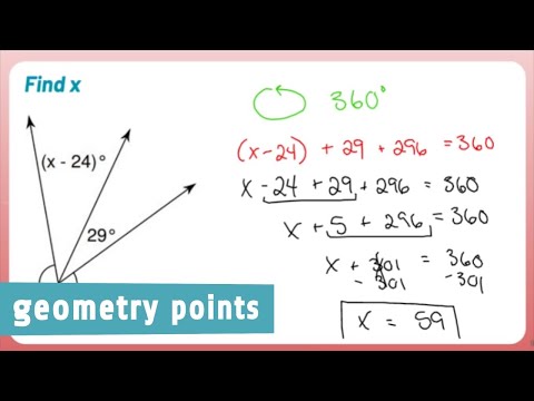 Geometry Points: Angle Addition Postulate (Example 3)