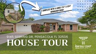9145 Sebring Dr | 4-Bedroom Home For Sale Near NAS Pensacola and Perdido Key | House Tour