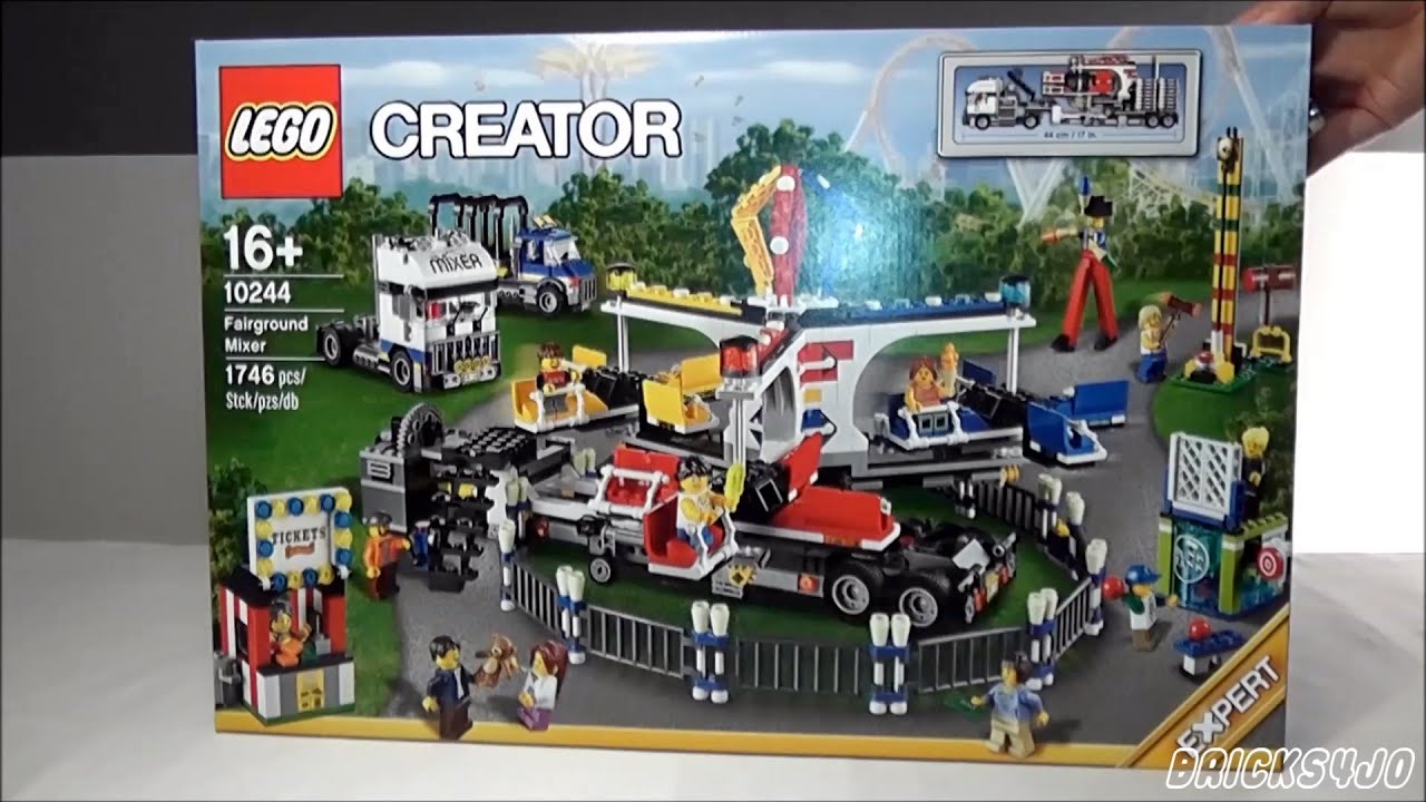 LEGO 10244 Jahrmarkt Fahrgeschäft (Fairground Mixer) - Review deutsch - -  YouTube