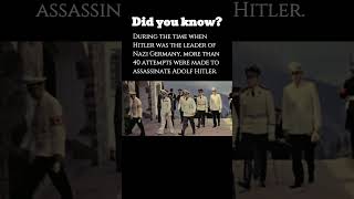 40 attempts were made to assassinate Adolf Hitler. #ww2 #facts #history