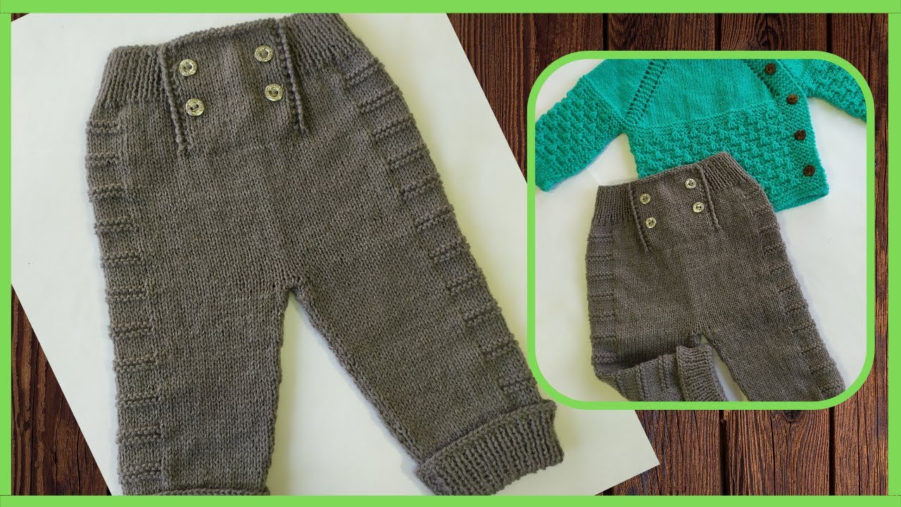 COMO FAZER CALÇA DE TRICÔ PARA BEBÊS RECÉM NASCIDOS PASSO A PASSO - YouTube