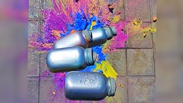 🎈Breaking Glass Bottles and Balloon Drops! Crushing Crunchy & Soft Things!🔥