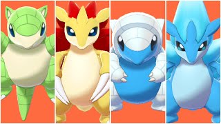 FULL SANDSHREW EVOLUTION TEAM! Shiny Sandshrew, Shiny Sandslash, Sandslash Alola, Sandshrew Alola