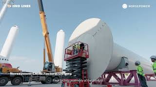 From factory to sea: The journey of a Norsepower Rotor Sail™