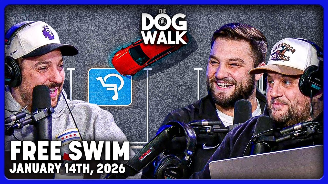 Eddie's Parking Fiasco, Best Urinal Situation & Dana's First Chicago Bears Experience (Free Swim)