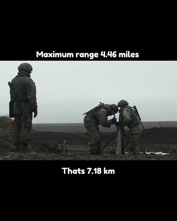 Russian Soldiers fire the 2S12 120 mm Sani heavy mortar system - YouTube