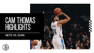 Cam Thomas Scores 40+ PTS in THIRD STRAIGHT GAME | Brooklyn Nets vs. Phoenix Suns
