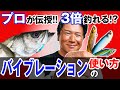 【バイブレーションの使い方】素材選び・重さ選び・３つの釣法！基本ルアーで差が歴然！オヌマンのシーバス塾