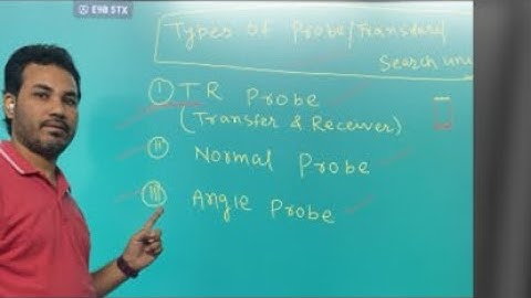 Ultrasonic Testing Training Types of Probe Selection Process Live Class #asnt #ndt #liveclass