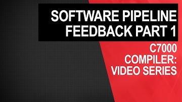 C7000 compiler: software pipeline feedback part 1