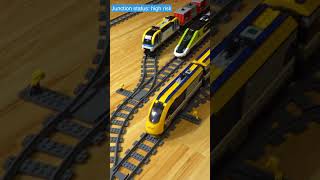 Brick Passenger Train Speed Test: How Fast Before the Switch Fails?