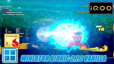 DRAGON BALL Z KAKAROT - WINLATOR CMOD BIONIC 2.7.2 VANILLA