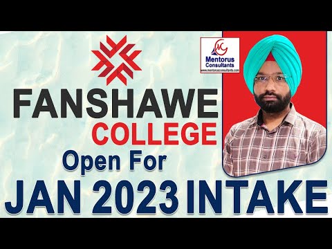 Fanshawe College | Toronto | London | Admissions open for Jan 2023 intake | No App Fee