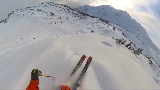 Skiing 'The Bubbles' & 'The Dark Side' in British Columbia