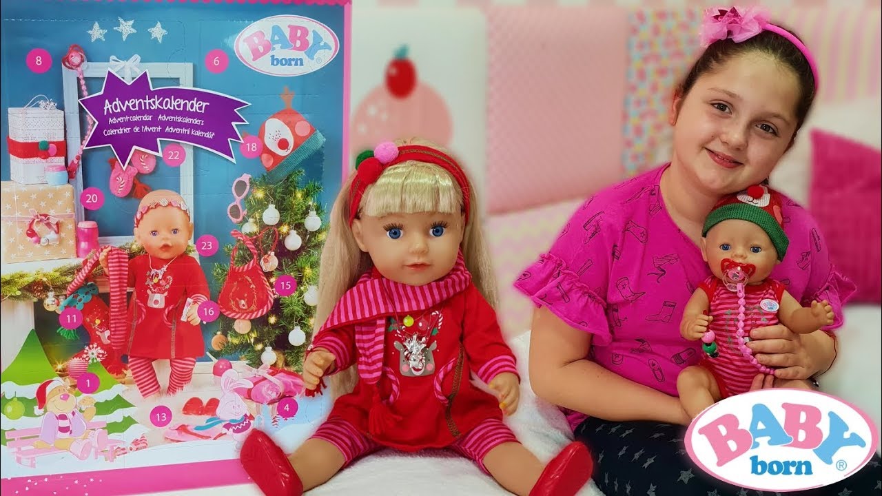 👶🏽 BABY BORN 🎄 OTWIERAMY KALENDARZ ADWENTOWY 😍 - YouTube
