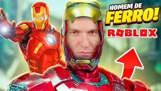 O MELHOR SIMULADOR DO HOMEM DE FERRO NO ROBLOX! IGUAL O IRON MAN DO FILME 