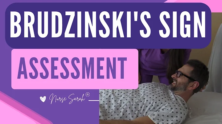 Brudzinski's Sign Test Assessment for Meningitis | Nursing Neurology NCLEX Signs