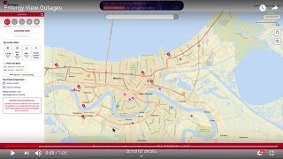 Entergy's Enhanced View Outages Map