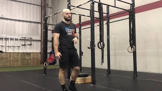 Toes To Bar Snap Down Drill