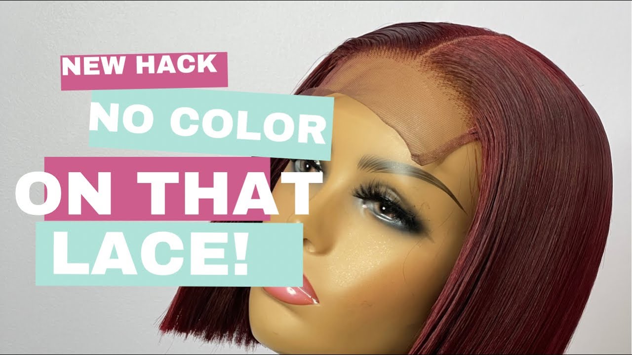 *NEW HACK* How to: Color lace closure/frontal without staining and bleach knots