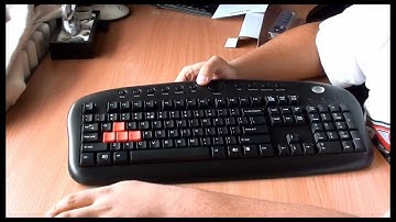 A4Tech KB-28G Gaming Keyboard Unboxing