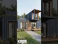 Modern Two-Story Container House Design | Smart &amp; Sustainable Tiny Home