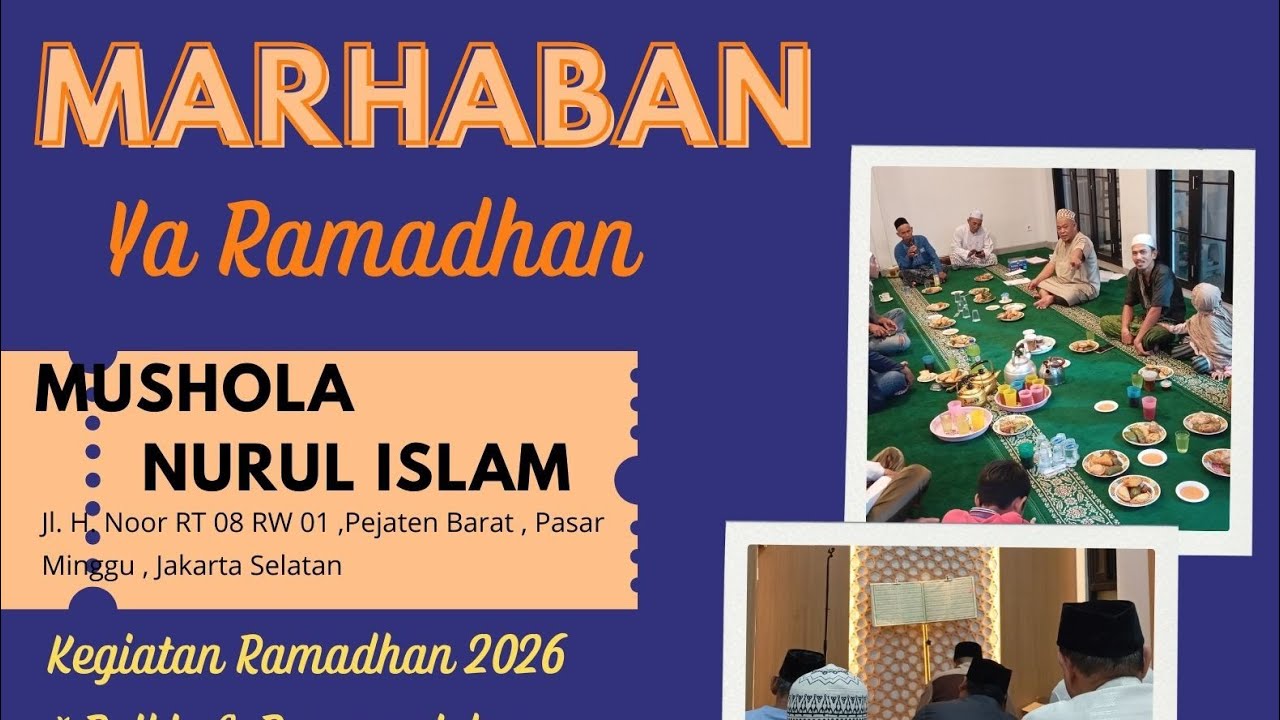 Mushola Nurul Islam sedang live sekarang! bukber hari ke 12 Ramadhan