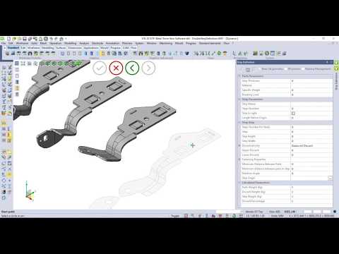 VISI 2018 R1 | Double Part Management On Strip - Progressive Dies