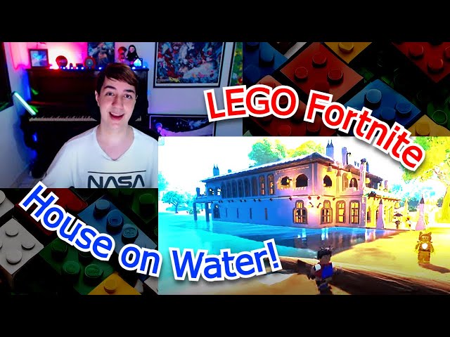 Lego Fortnite, Construindo Base Em Cima da Água!