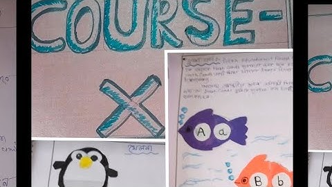 B.ed 4th practicum#course10 preparation of teaching aid,toy,chart,flashcard for disability children