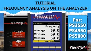 How to Analyze Frequency on the Analyzer