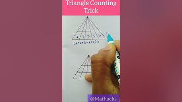 Counting Figures Reasoning Trick | Triangle Counting Reasoning Trick|How to count Triangles #shorts