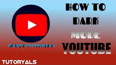 HOW TO DARK MODE YOUTUBE | NO NEED APP | EASY TUTORIAL | ENGLISH