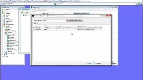 HR3 payroll - Superannuation Fund Validation function