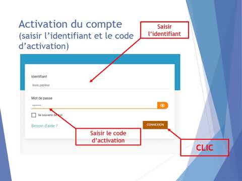 Première connexion et utilisation de MONLYCEE