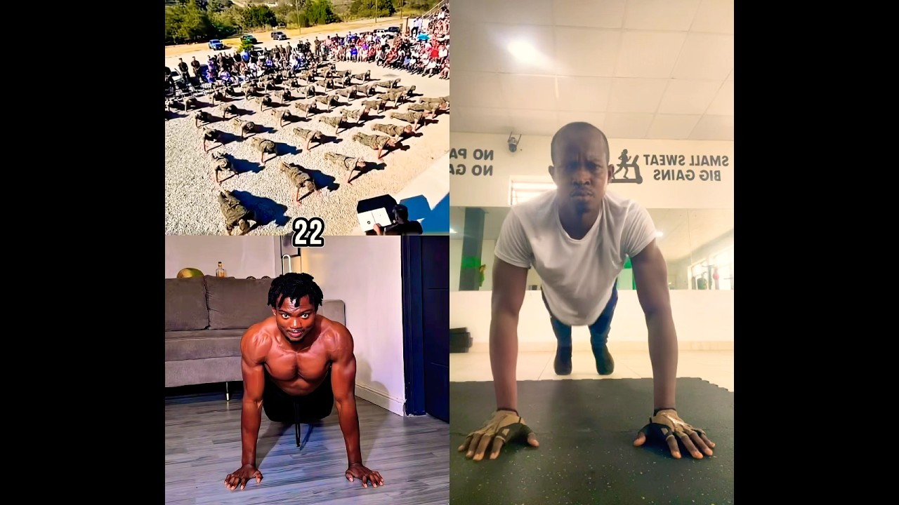 Тест на отжимания в стиле "Ultimate Recon Military" 😱🇺🇸 