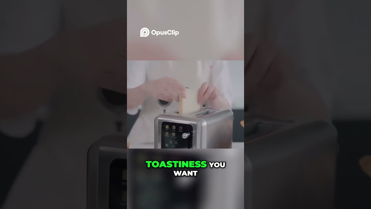 WUNLY Toaster Upgrade Your Breakfast See This Futuristic Feature 