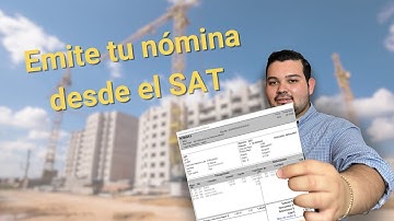 Como emitir una nomina desde el SAT versión 4.0
