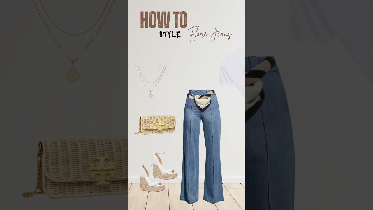 5 ways to style a flare jeans to work