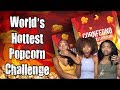 WE TRIED THE HOTTEST POPCORN IN THE WORLD!!! (Ft. Besties)